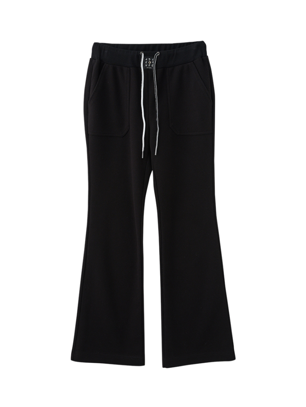 abito雙口袋微喇叭長褲