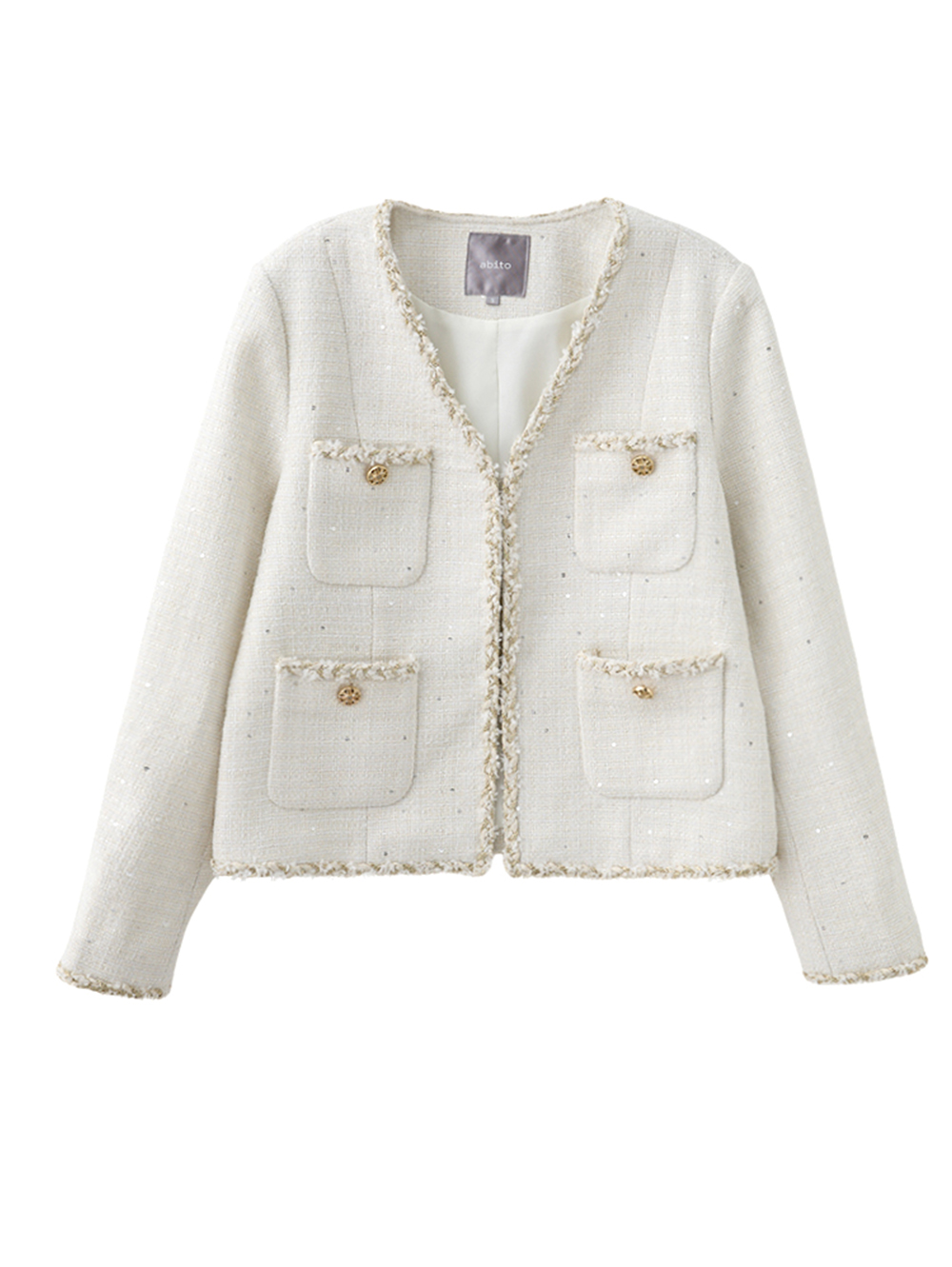 CHANG YU x abito經典金邊雙口袋外套