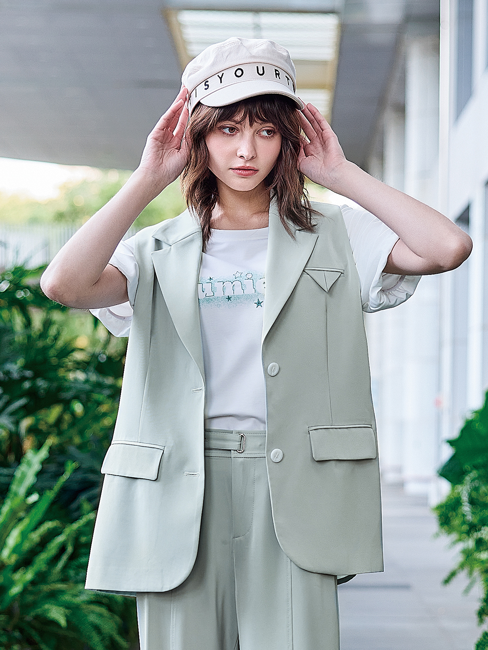 abito質感西裝背心外套