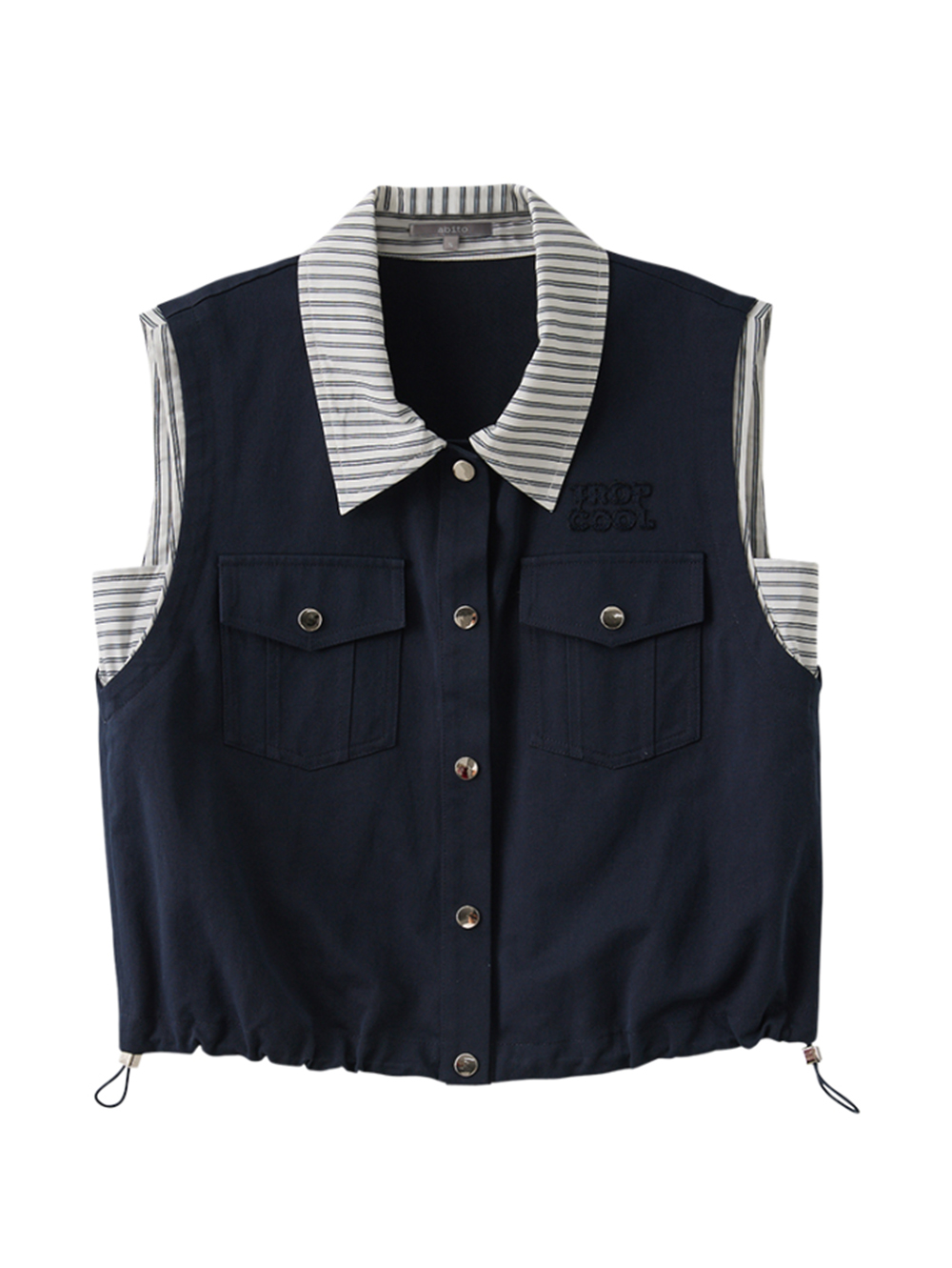 abito質感棉質工裝上衣