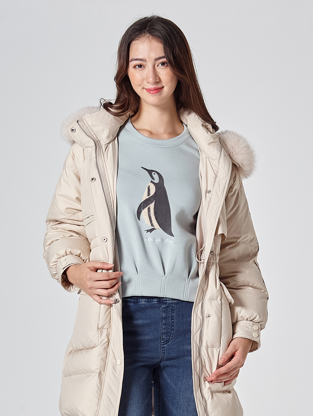 DITA太空棉企鵝大學T