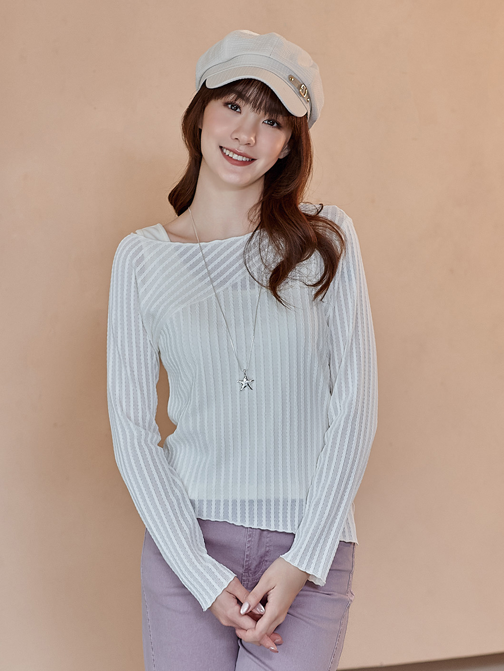 DITA氣質不對稱上衣