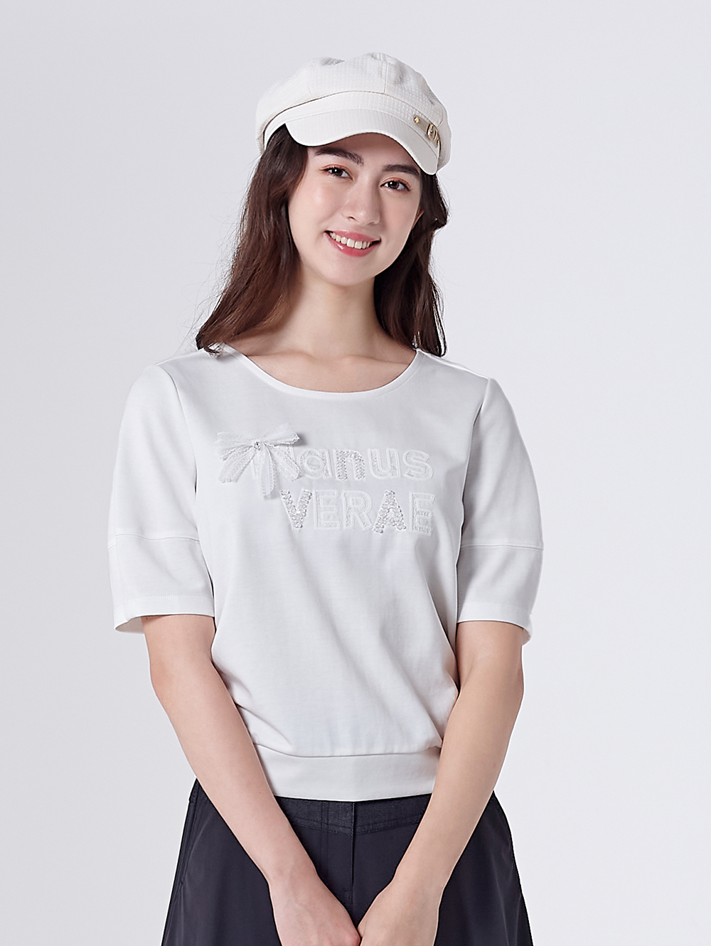 DITA甜甜造型澎袖短上衣