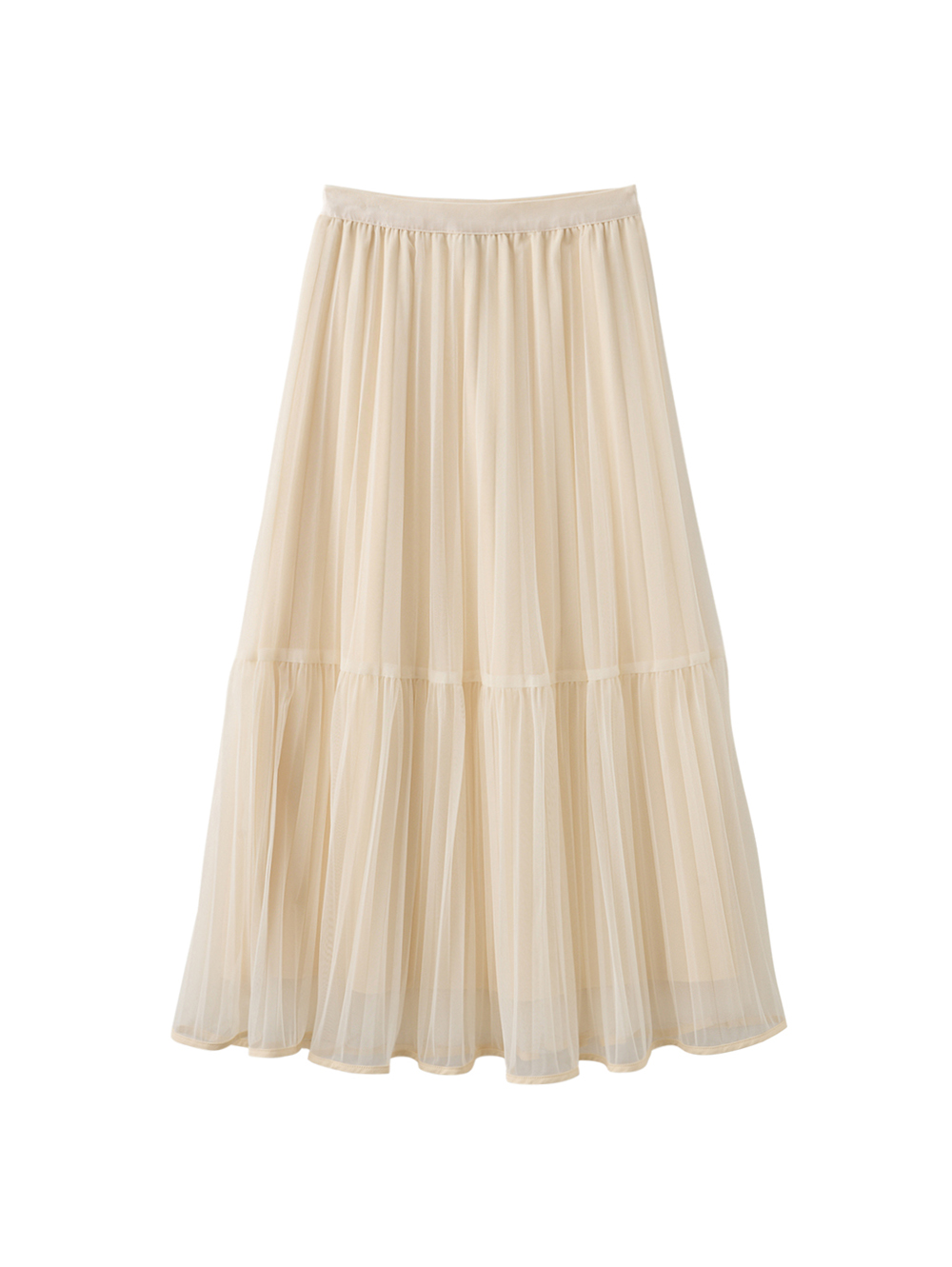 DITA氣質層次壓摺紗裙