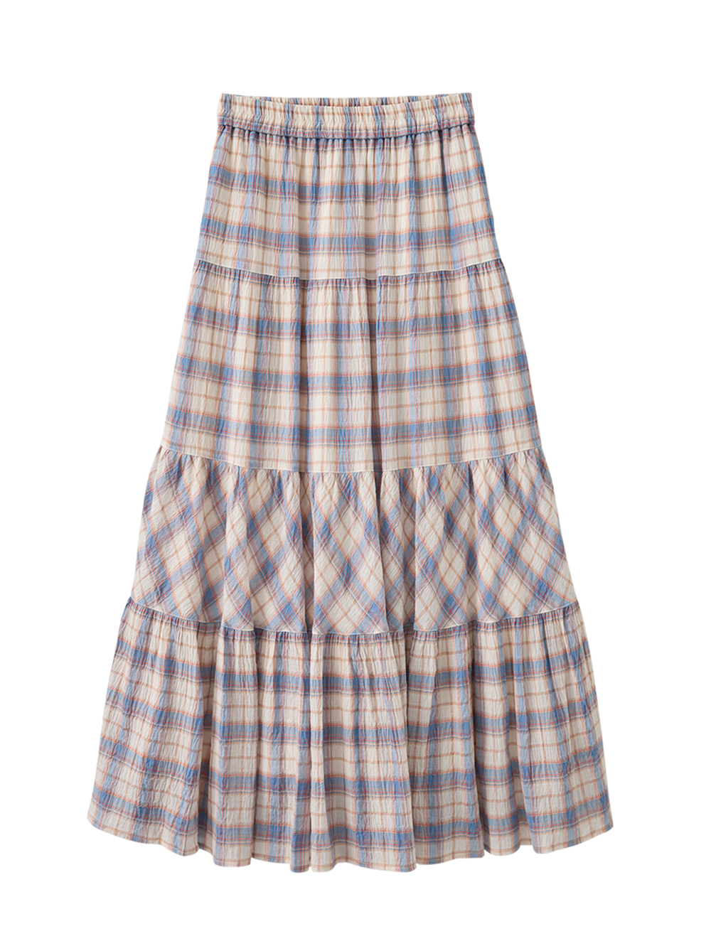 DITA甜美格紋蛋糕裙