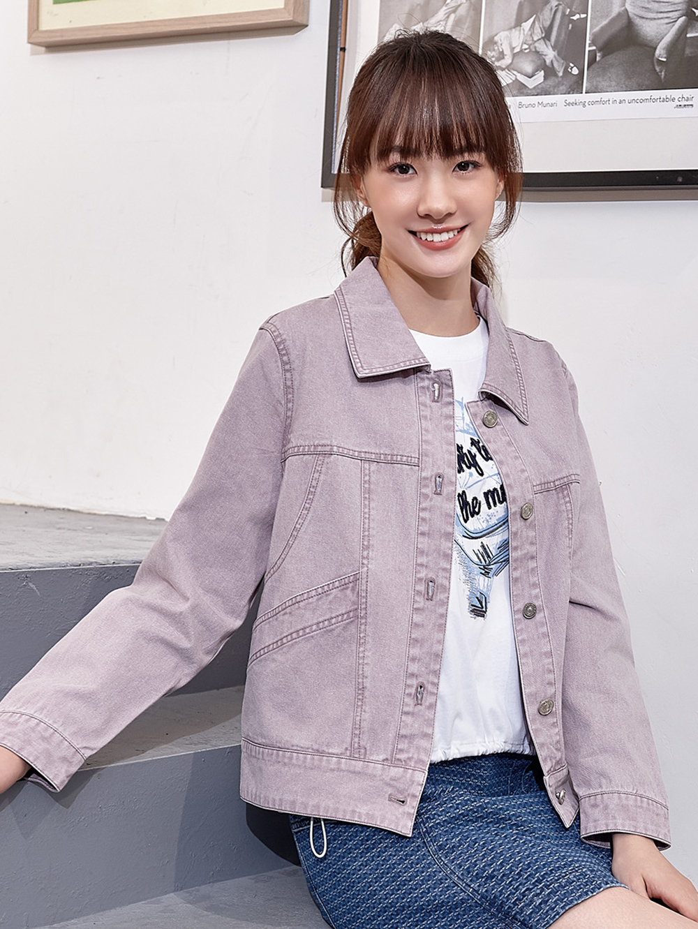 DITA個性水洗牛仔外套