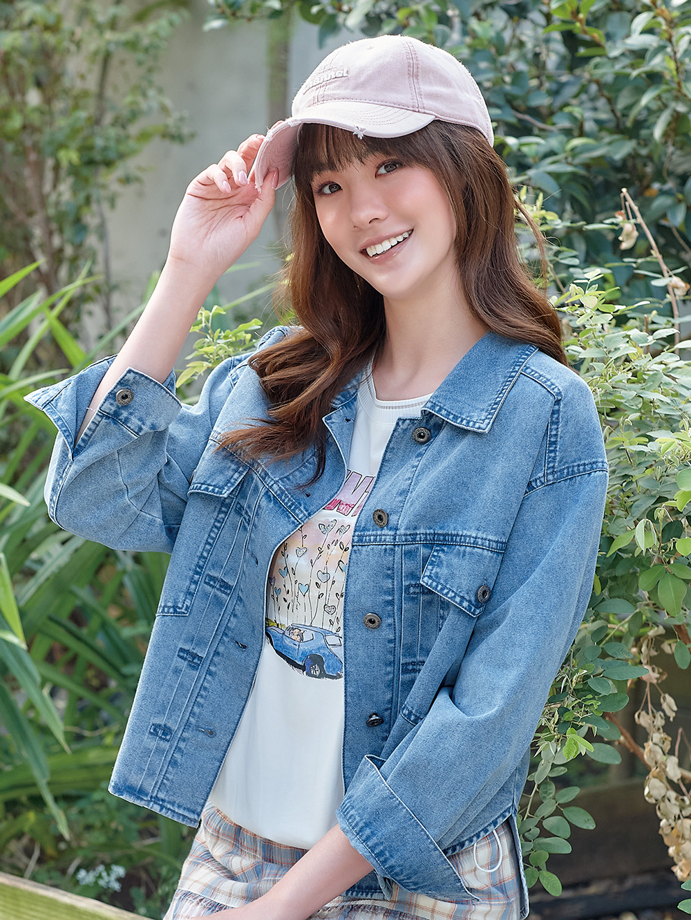 DITA率性薄牛仔外套設計