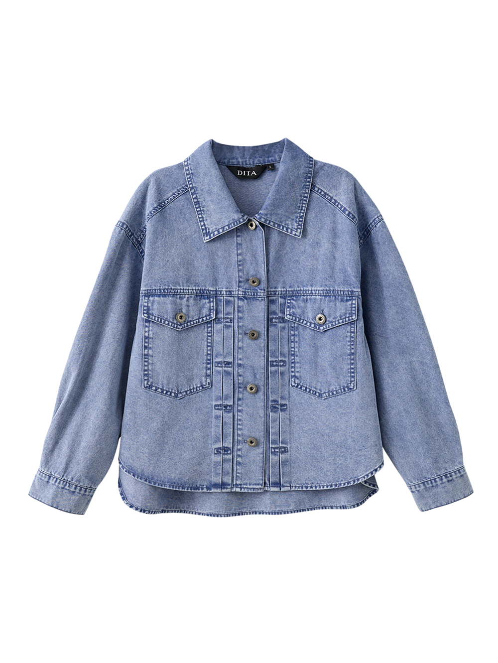 DITA率性薄牛仔外套設計