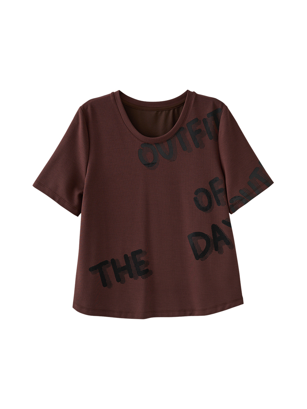 DENOVO都會休閒字母印花T恤