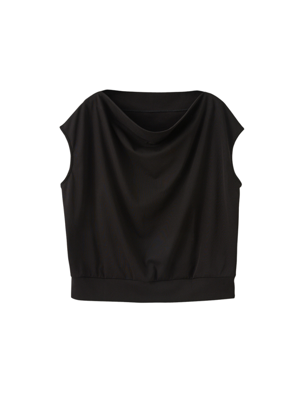 DENOVO優雅羅馬垂墜領T恤