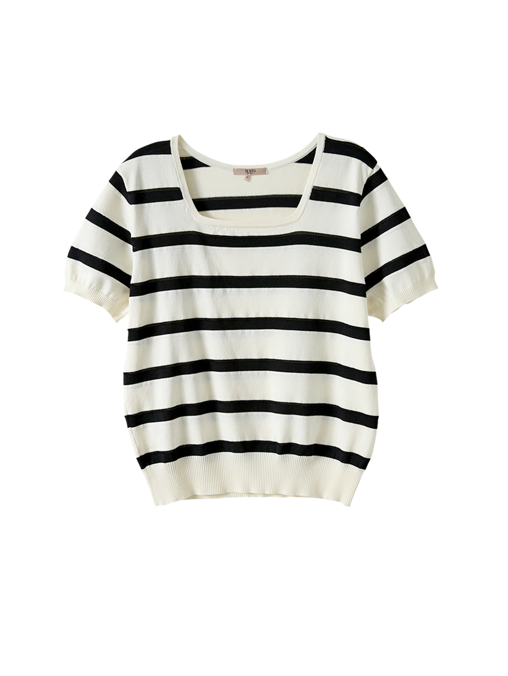 DENOVO經典法式條紋針織上衣
