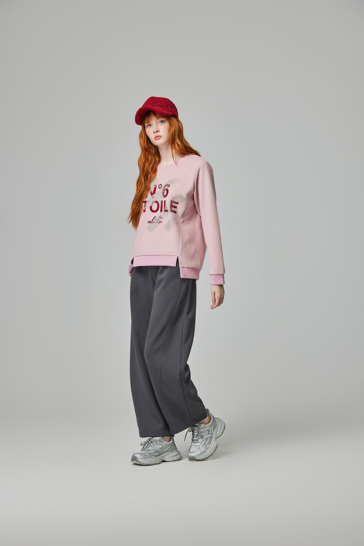 abito俐落寬鬆彎刀褲