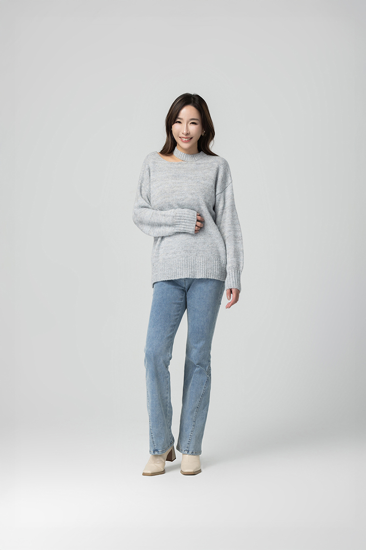 CHANG YU x abito棉質微喇叭牛仔褲