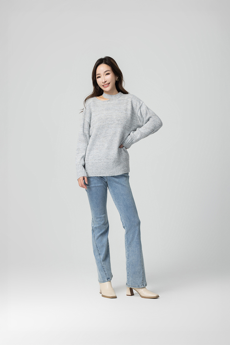 CHANG YU x abito棉質微喇叭牛仔褲