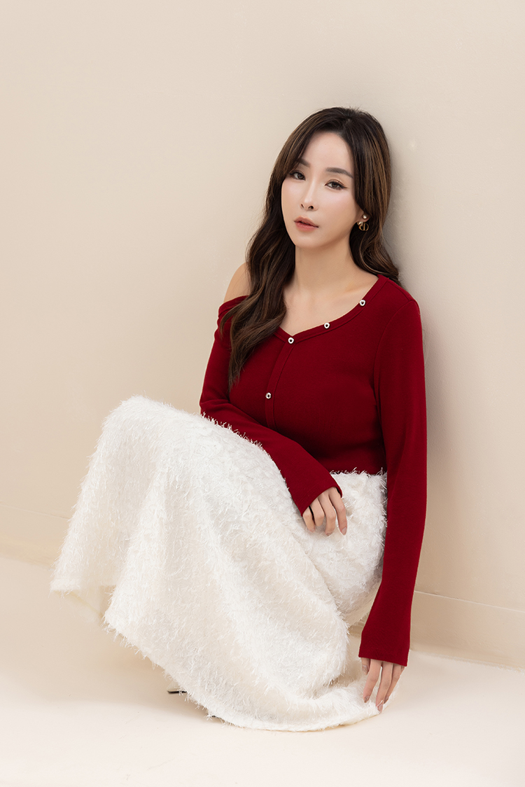 CHANG YU x abito時髦亮片A字短裙