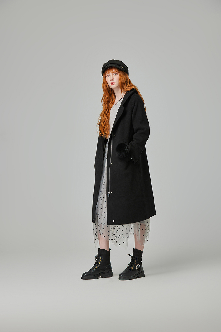 abito氣質V領網紗洋裝