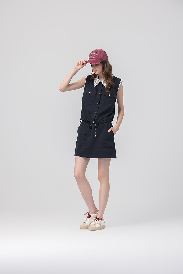 abito質感棉質工裝上衣