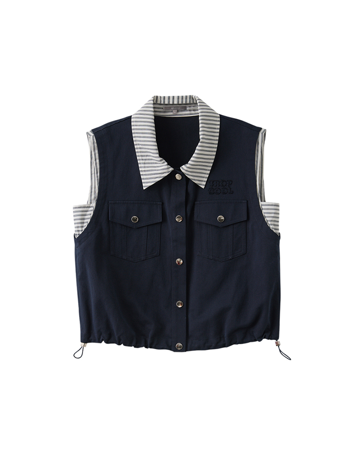 abito質感棉質工裝上衣