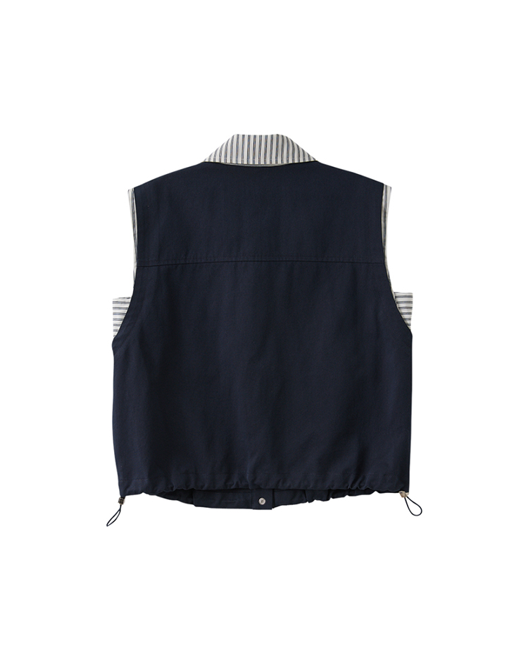 abito質感棉質工裝上衣