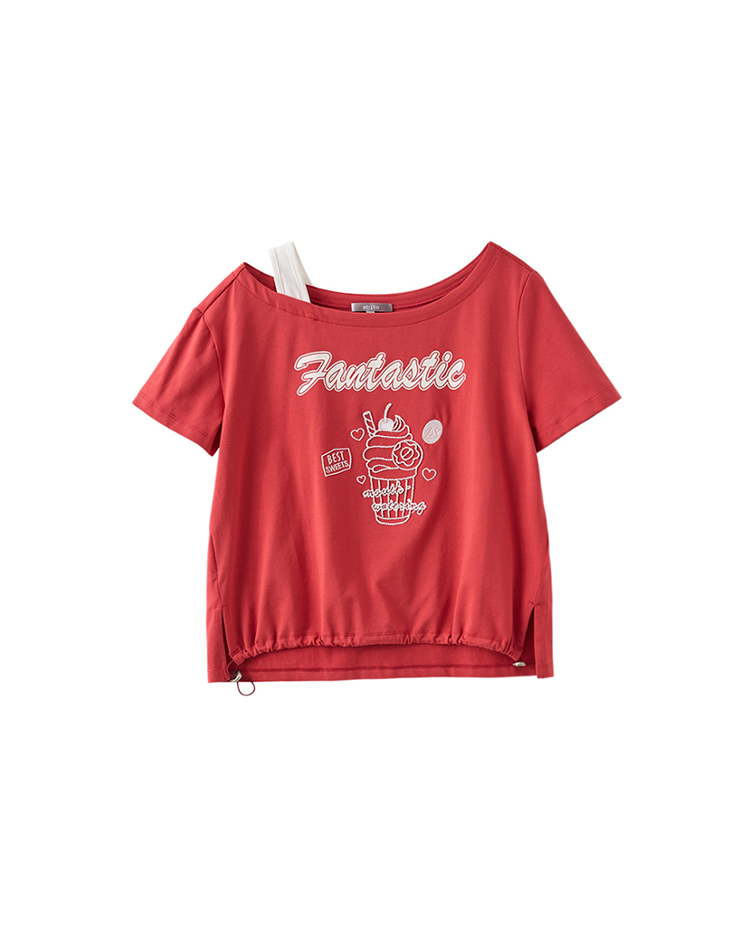 abito甜美聖代刺繡上衣