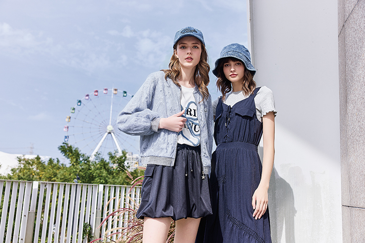 abito率性氣球感短裙