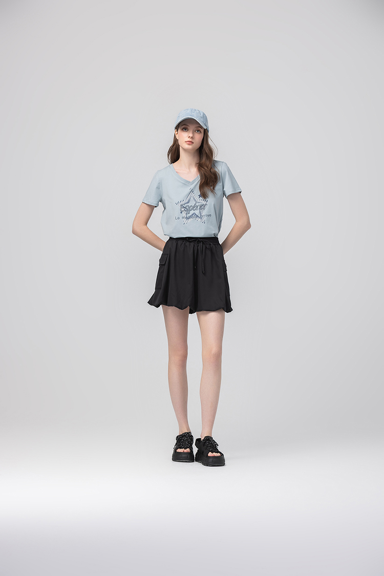 abito率性氣球感短裙