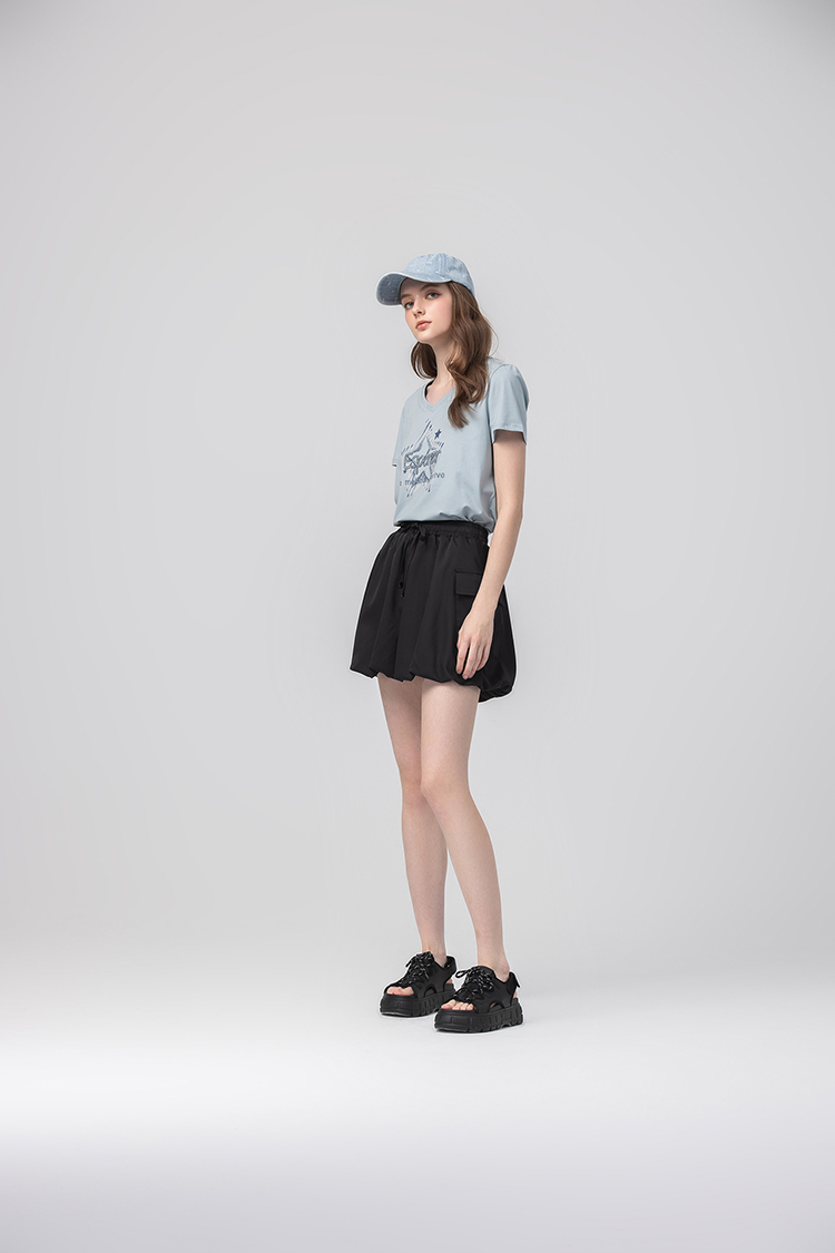 abito率性氣球感短裙