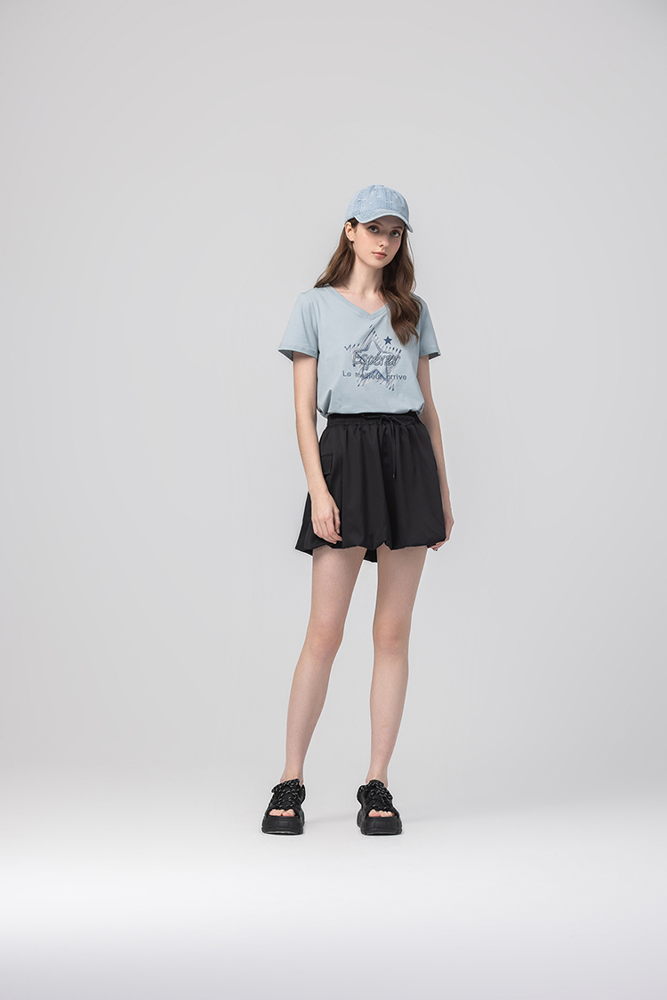 abito率性氣球感短裙