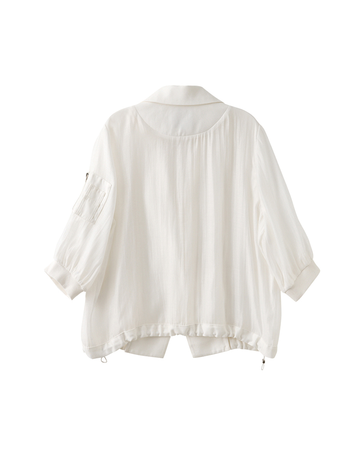 abito質感澎袖拼接西裝外套