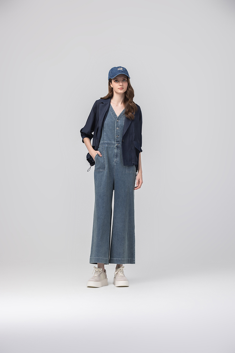 abito質感澎袖拼接西裝外套