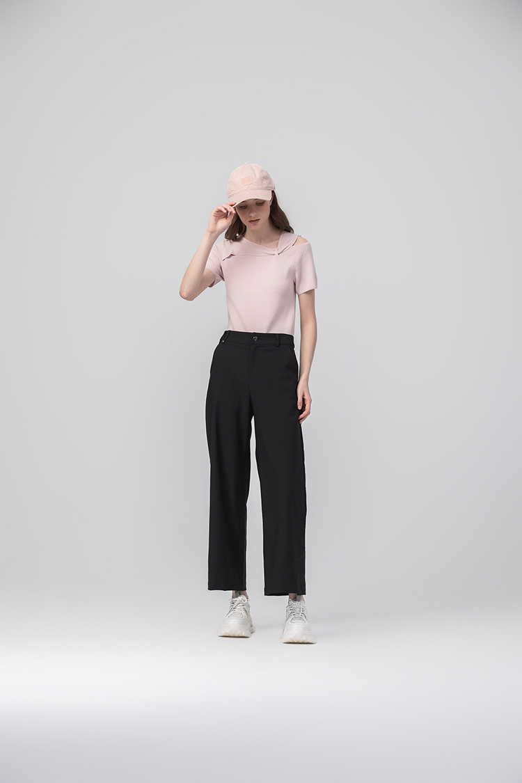 abito優雅扭結針織上衣