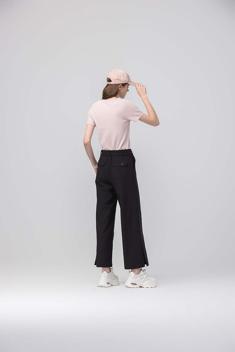 abito優雅扭結針織上衣