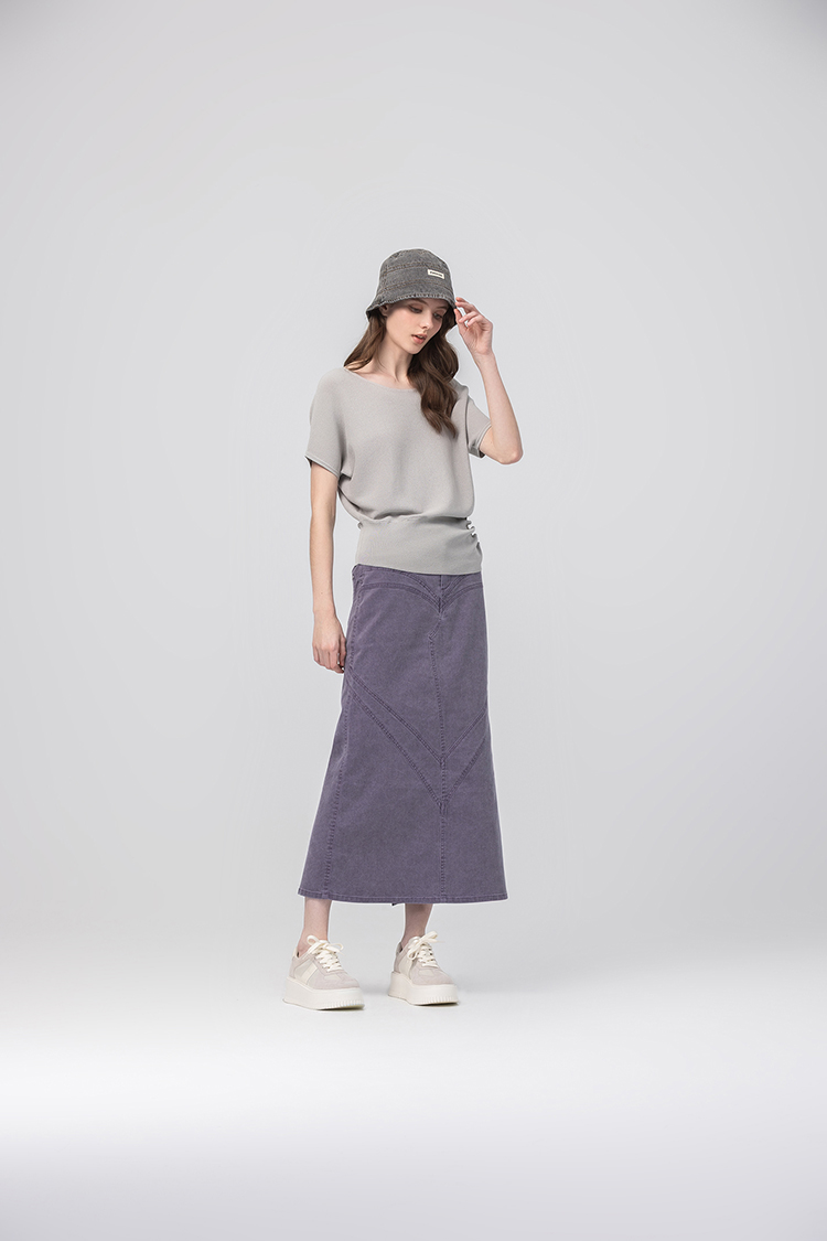 abito慵懶感垂墜針織衫