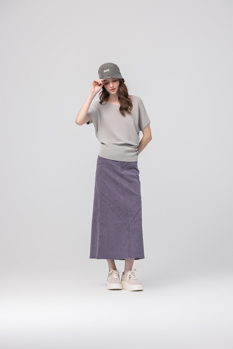 abito慵懶感垂墜針織衫