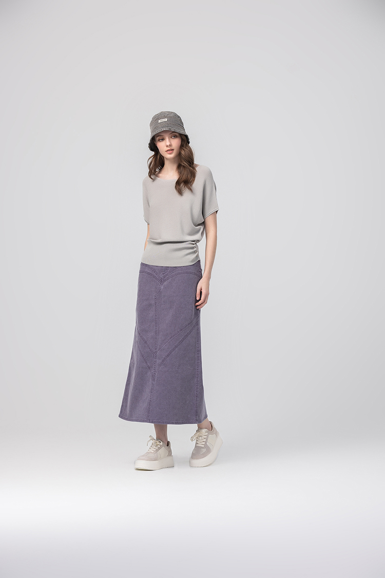 abito慵懶感垂墜針織衫