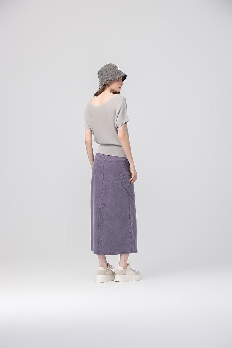 abito慵懶感垂墜針織衫