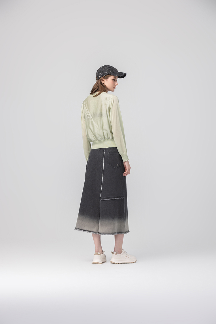 abito簡約素色V領針織外套