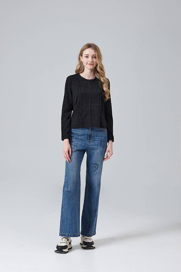 DITA優雅蕾絲上衣