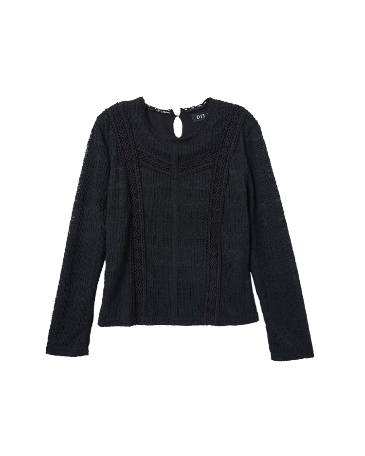 DITA優雅蕾絲上衣