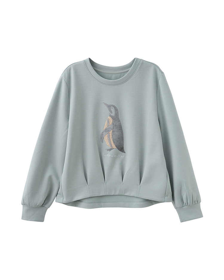 DITA太空棉企鵝大學T