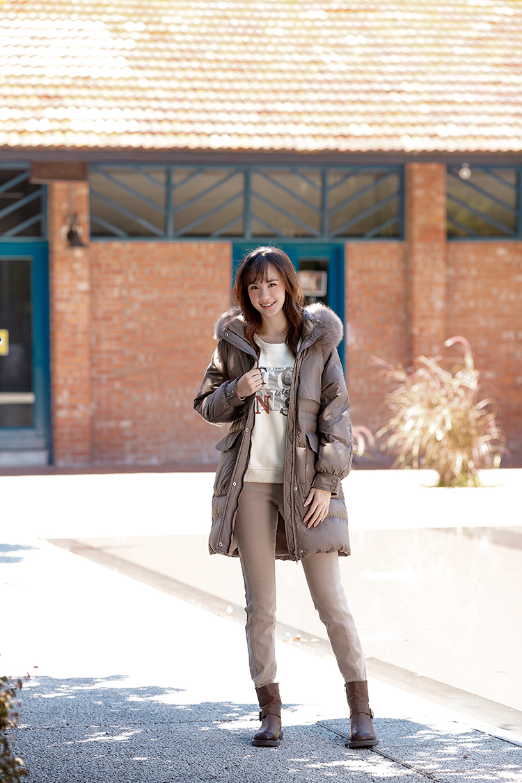 DITA簡約修身鉛筆褲