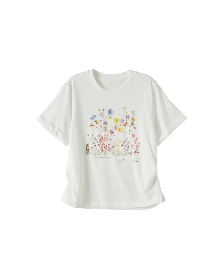 DITA休閒花朵印花上衣