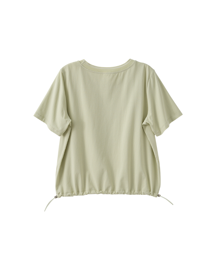 DITA趣味印花抽皺上衣