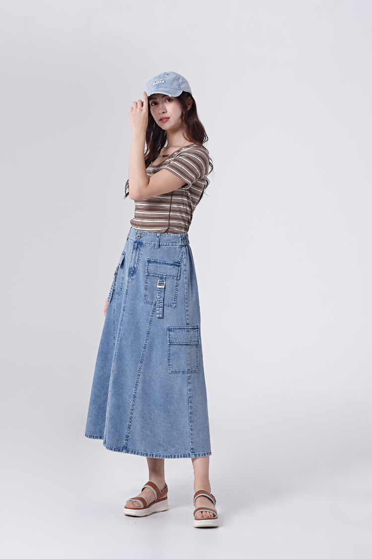 DITA條紋金屬裝飾上衣