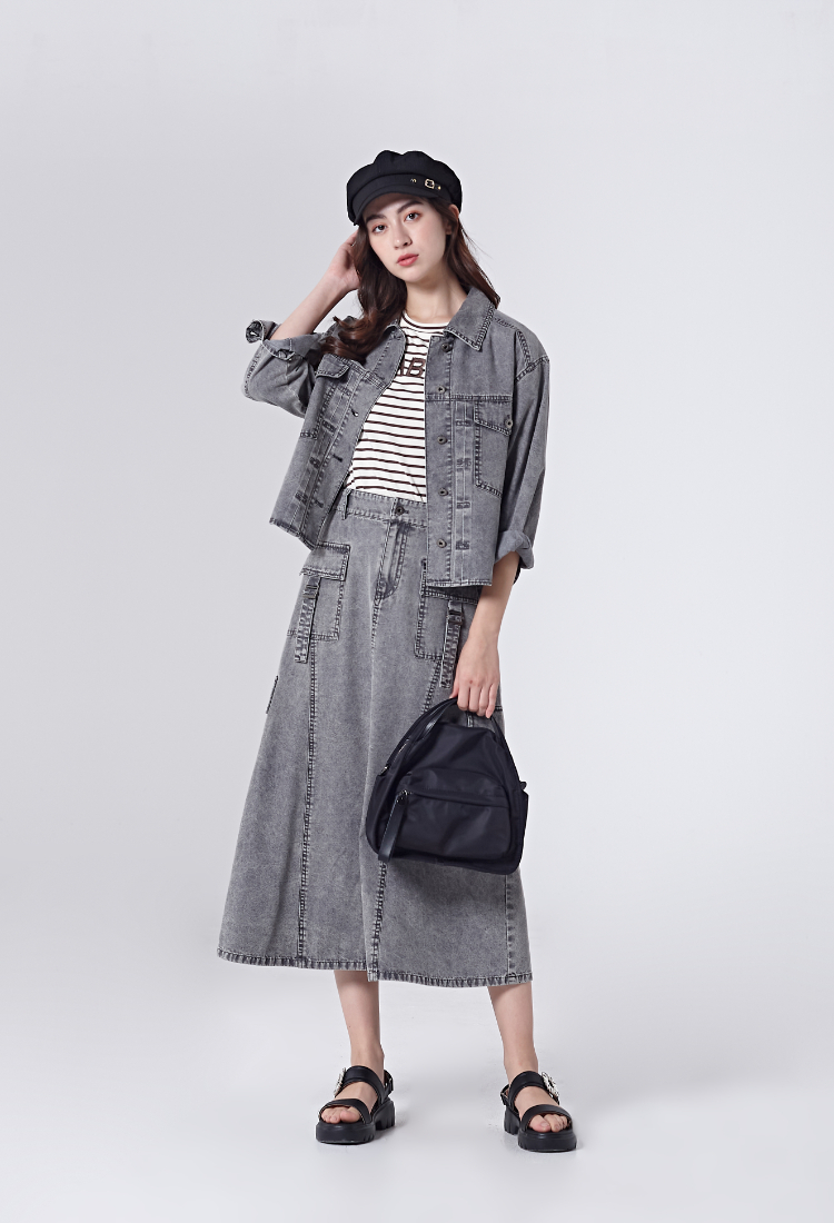 DITA率性薄牛仔外套設計