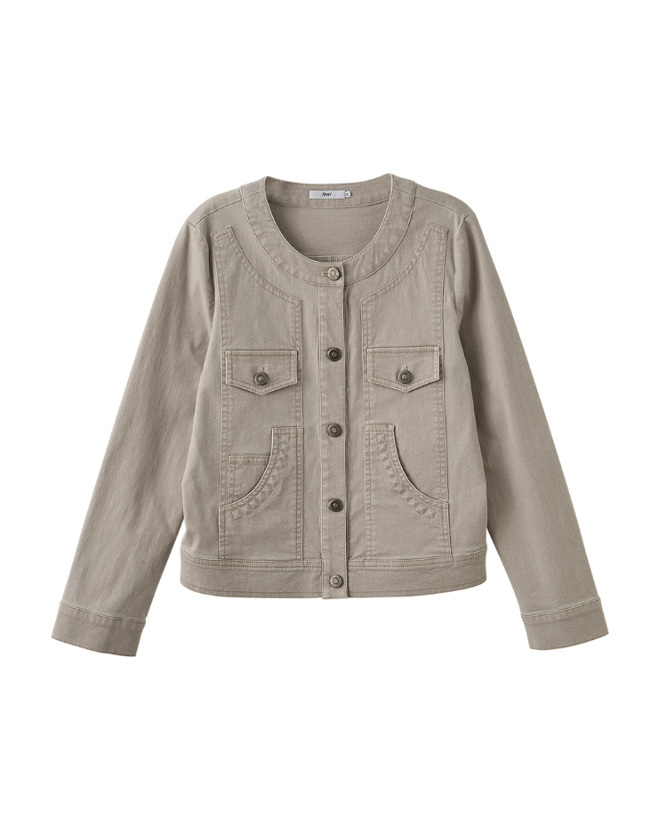 JOAN極致彈力冰涼機能圓領外套