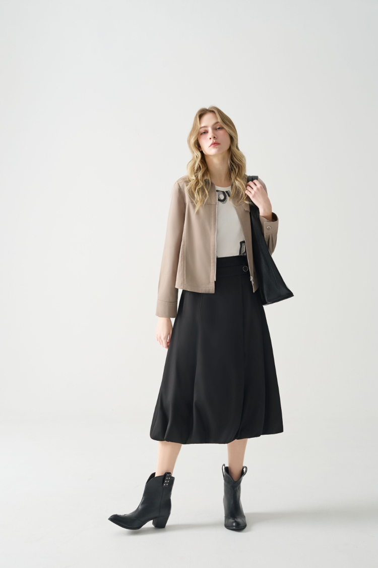 DENOVO都會休閒字母印花T恤