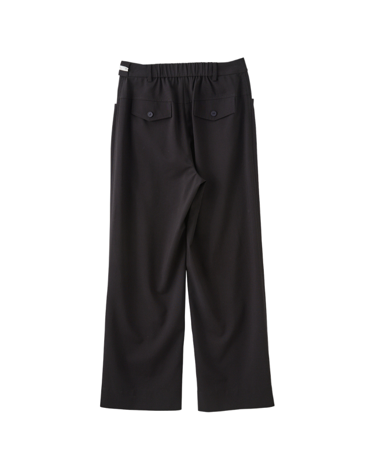 DENOVO造型腰頭直筒西裝褲