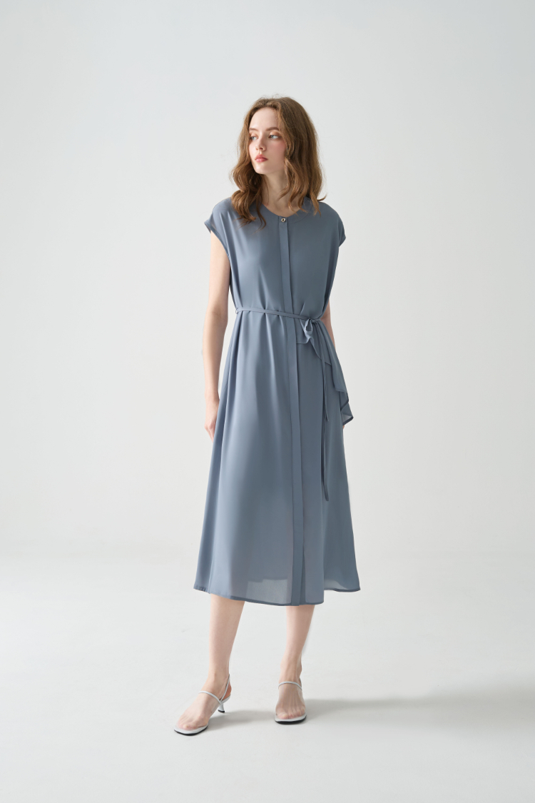 DENOVO都會氣質綁帶洋裝