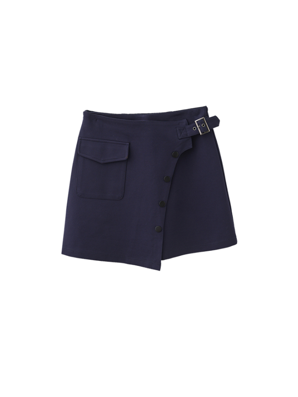 abito斜邊釦造型窄裙